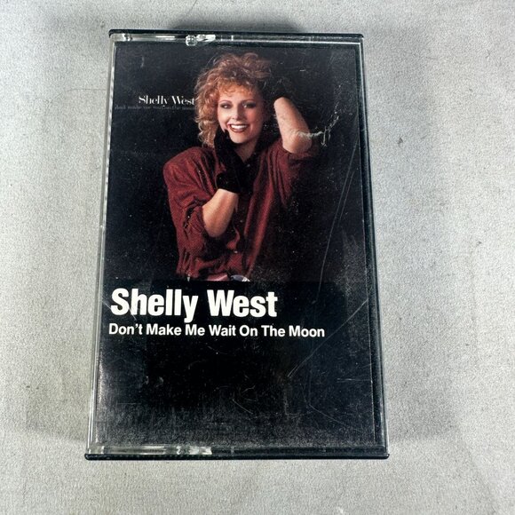 Shelly West Dont Make Me Wait On The Moon Cassette Tape Warner Bros 1985 Country - Picture 1 of 4